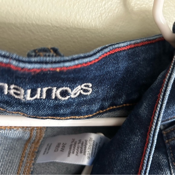 Womens jeans size 24 regular ankle Maurices brand pants - Picture 6 of 11